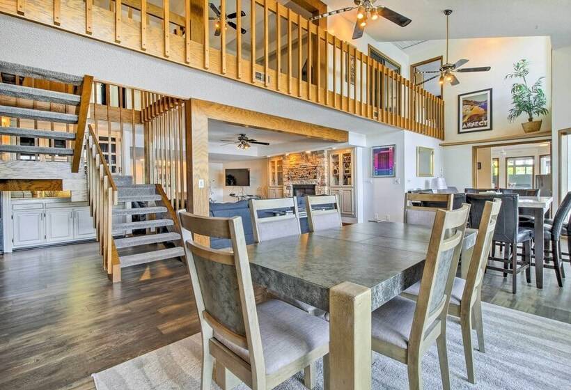 Private Fire Pit & Dock: Lakefront Missouri Home