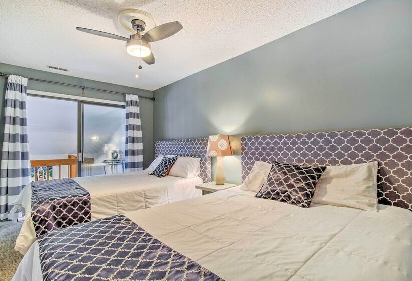 Private Fire Pit & Dock: Lakefront Missouri Home