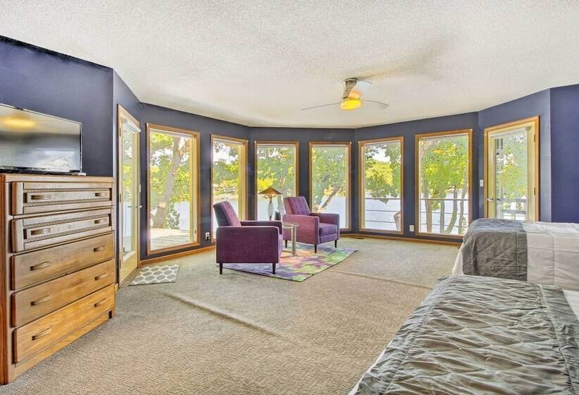 Private Fire Pit & Dock: Lakefront Missouri Home