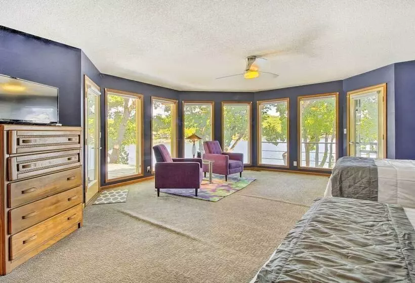 Private Fire Pit & Dock: Lakefront Missouri Home