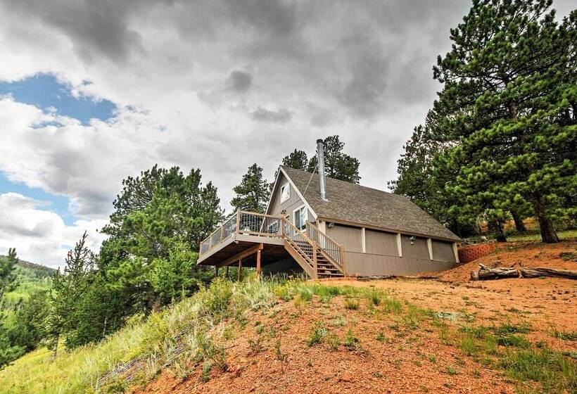 Hillside Cripple Creek Cabin W/ Hot Tub, Mtn Views