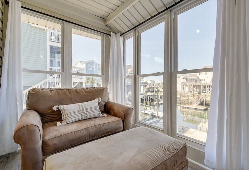 Holden Beach Home On Intracoastal Waterway Canal!