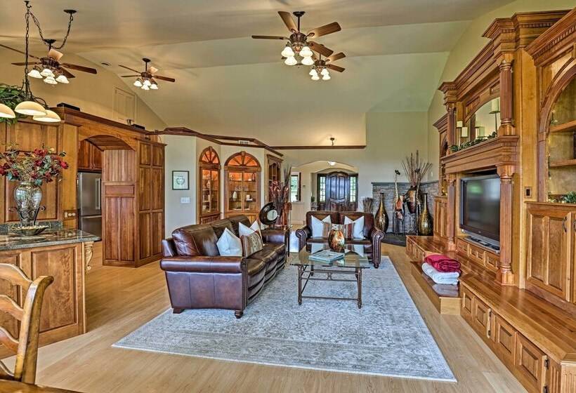 Luxurious Finger Lakes Home W/ Game Room & Deck!