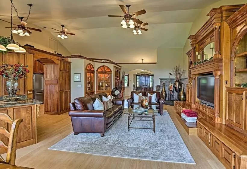 Luxurious Finger Lakes Home W/ Game Room & Deck!