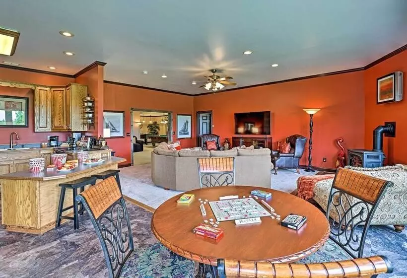 Luxurious Finger Lakes Home W/ Game Room & Deck!