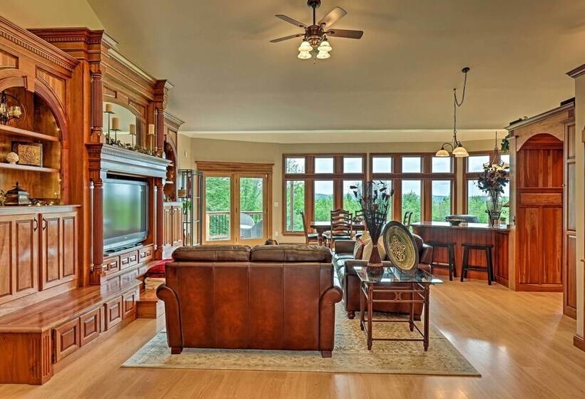 Luxurious Finger Lakes Home W/ Game Room & Deck!