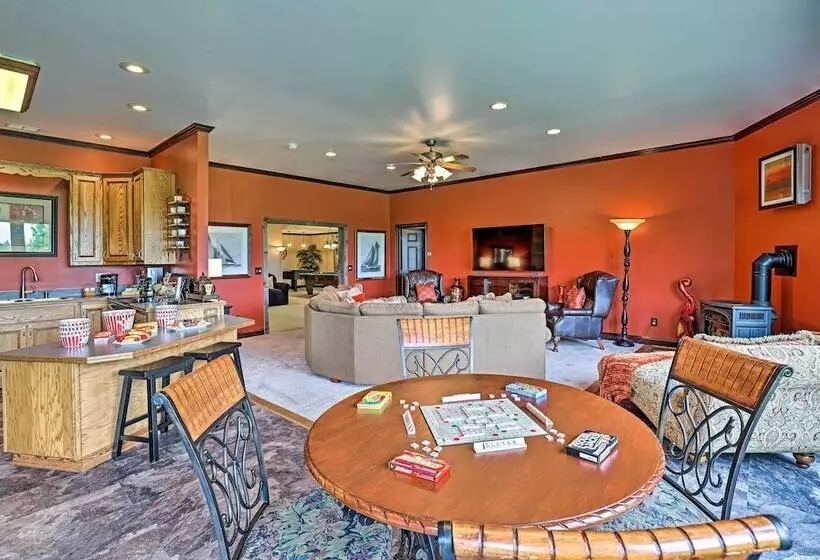 Luxurious Finger Lakes Home W/ Game Room & Deck!