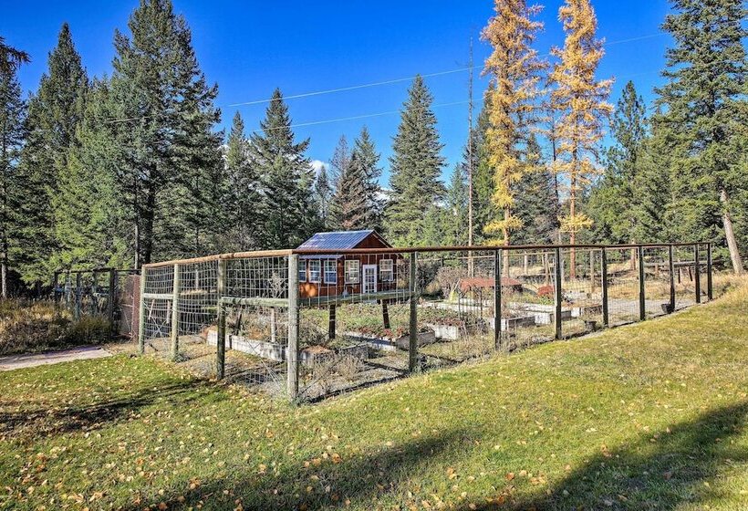 Scenic Kootenai Forest Home W/ Outdoor Living Area