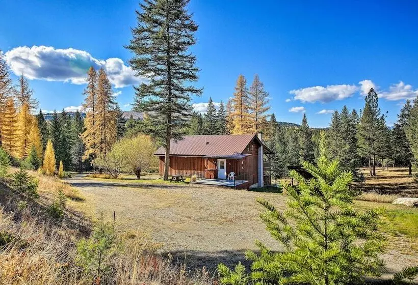Scenic Kootenai Forest Home W/ Outdoor Living Area