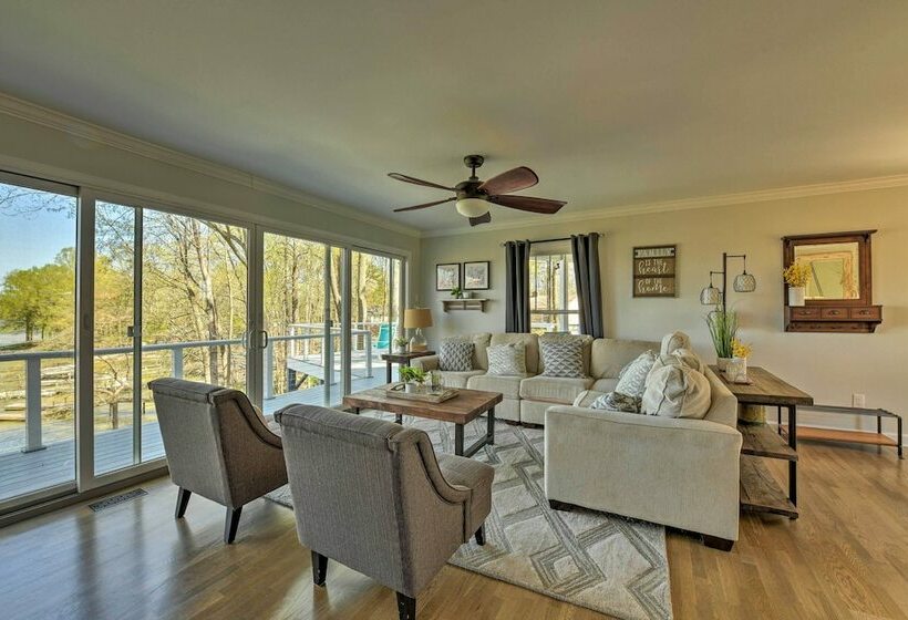 Sherrills Ford Lakefront Oasis W/ Private Dock!
