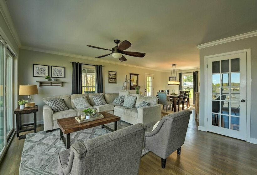 Sherrills Ford Lakefront Oasis W/ Private Dock!