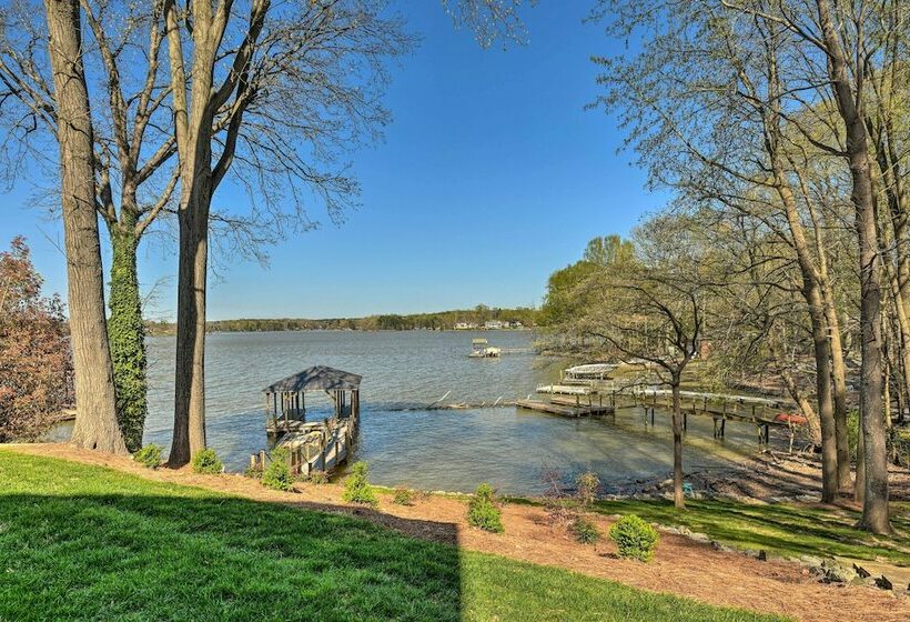 Sherrills Ford Lakefront Oasis W/ Private Dock!