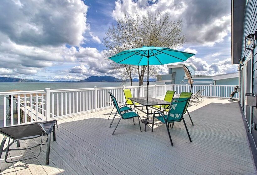 Spacious Lakeport Home W/ Dock & Mtn Views!