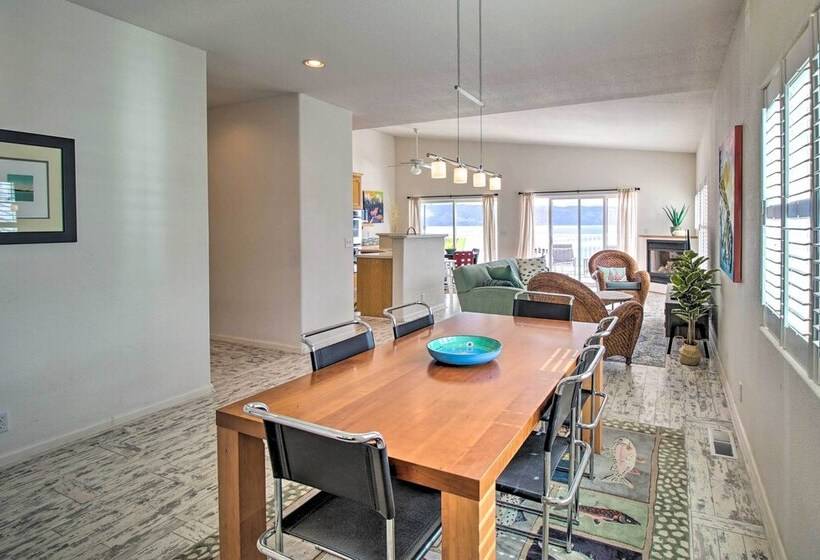 Spacious Lakeport Home W/ Dock & Mtn Views!