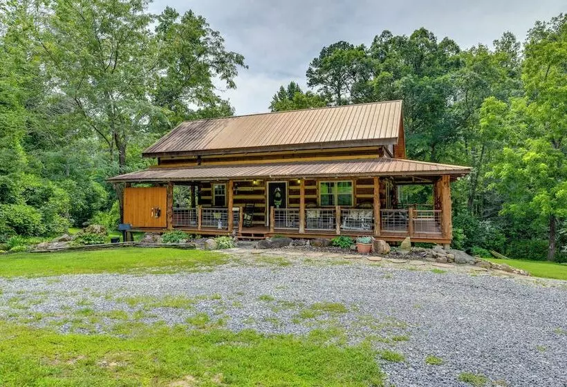 Stunning Creekside Cosby Cabin W/ Deck + Fire Pit!