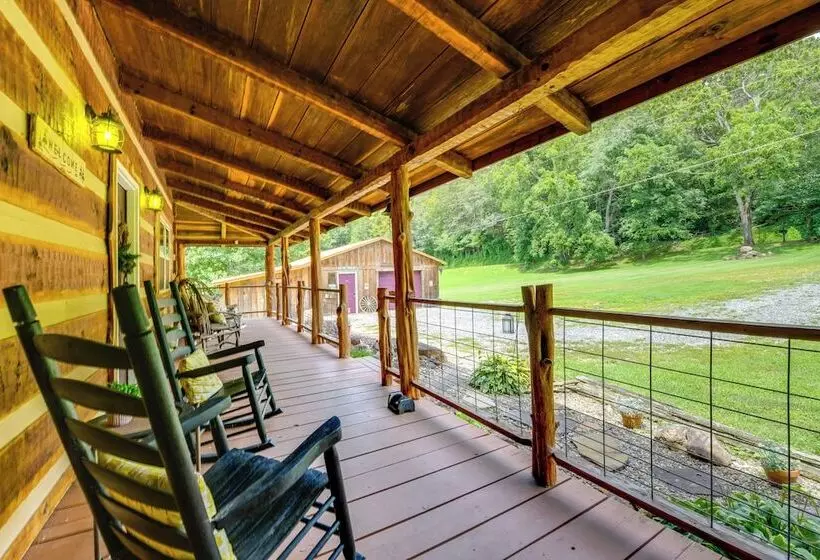 Stunning Creekside Cosby Cabin W/ Deck + Fire Pit!