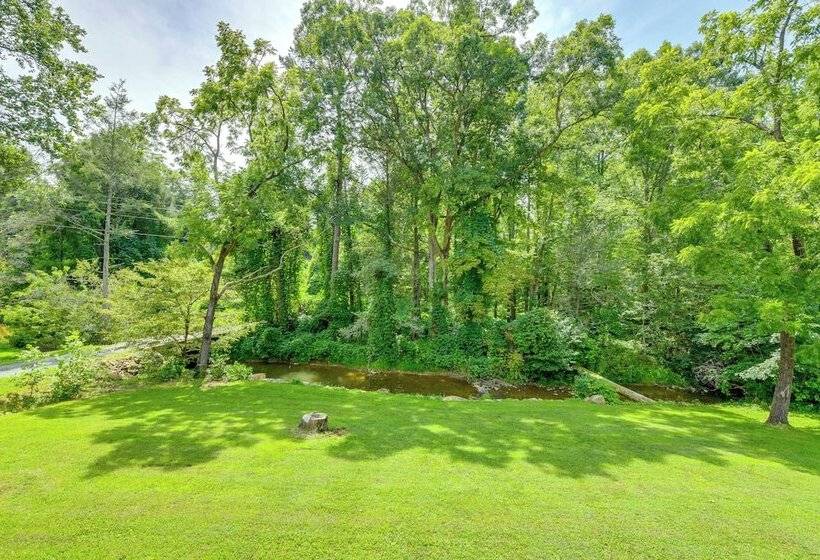 Stunning Creekside Cosby Cabin W/ Deck + Fire Pit!