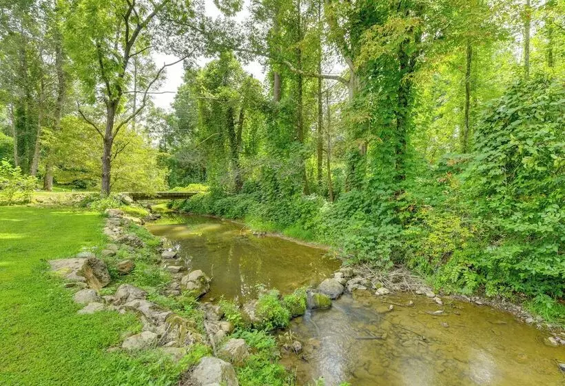 Stunning Creekside Cosby Cabin W/ Deck + Fire Pit!