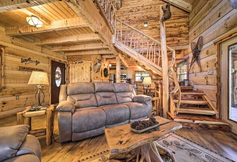 Stunning Creekside Cosby Cabin W/ Deck + Fire Pit!
