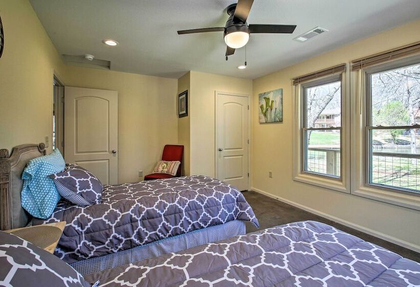 Kayaks & Boat Slip: Waterfront Hot Springs Home!