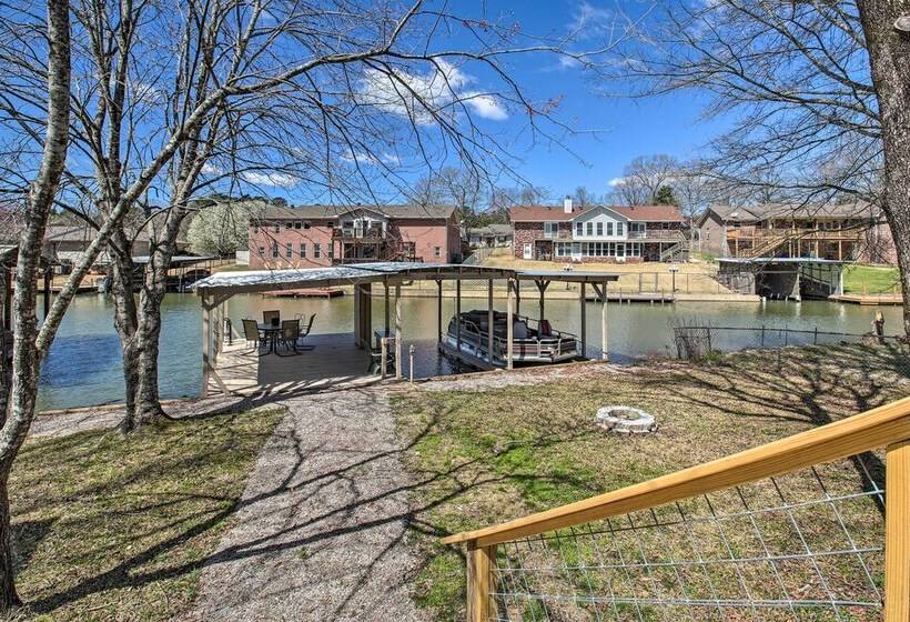 Kayaks & Boat Slip: Waterfront Hot Springs Home!