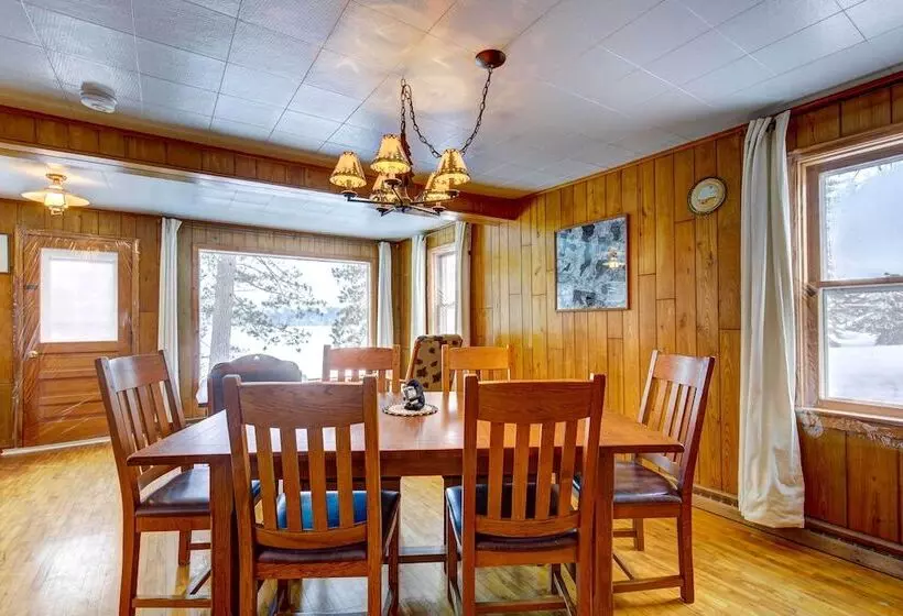 Cozy Echo Lake Cabin Near Snowmobiling Trail!