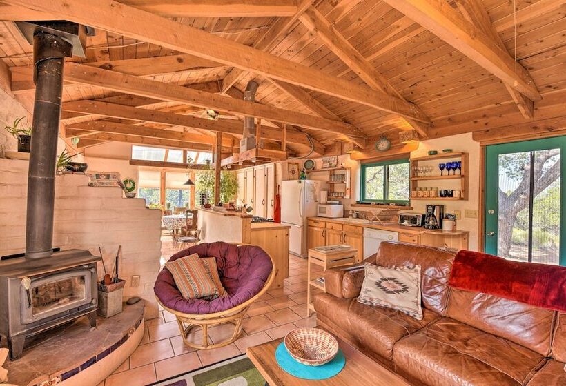 Eclectic Adobe Crestone Cottage W/ Patio+yard!