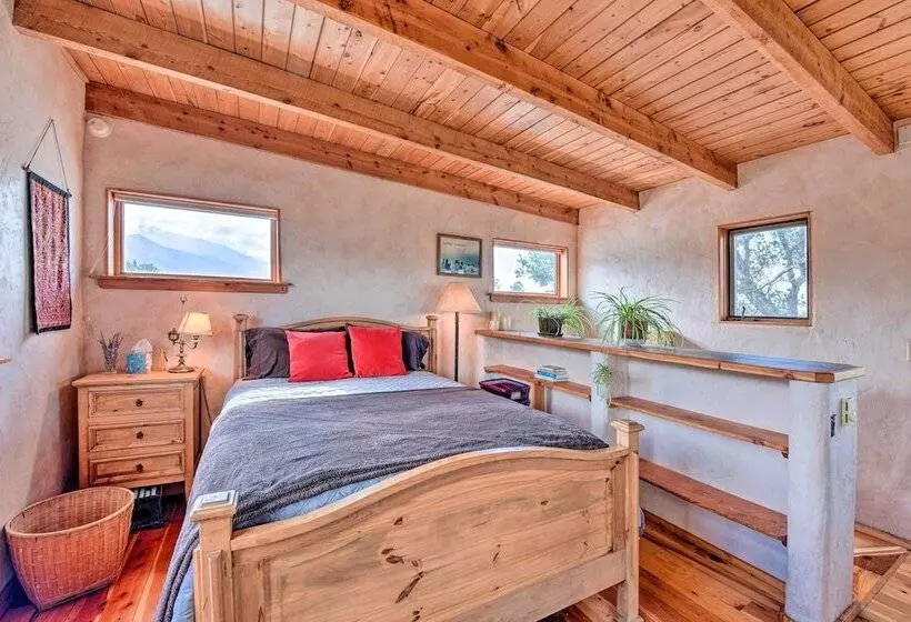 Eclectic Adobe Crestone Cottage W/ Patio+yard!