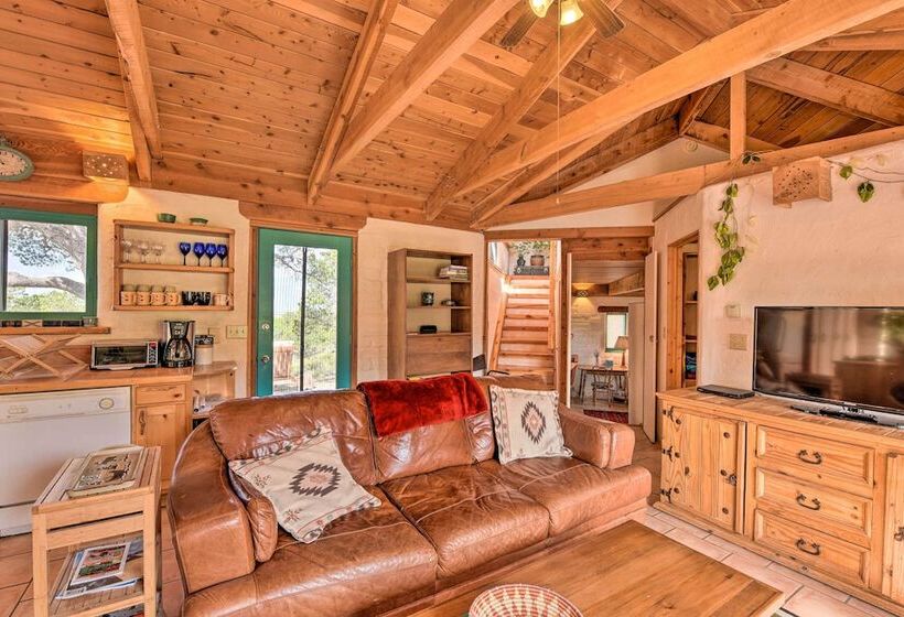 Eclectic Adobe Crestone Cottage W/ Patio+yard!