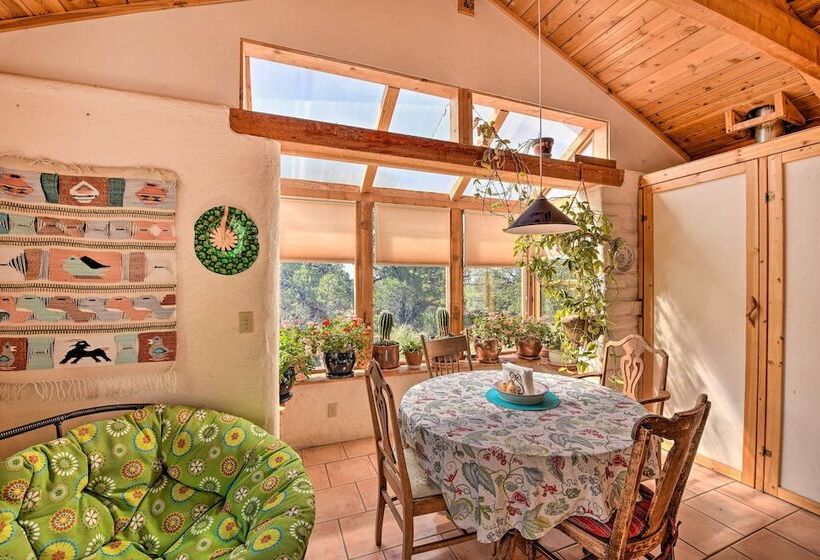 Eclectic Adobe Crestone Cottage W/ Patio+yard!