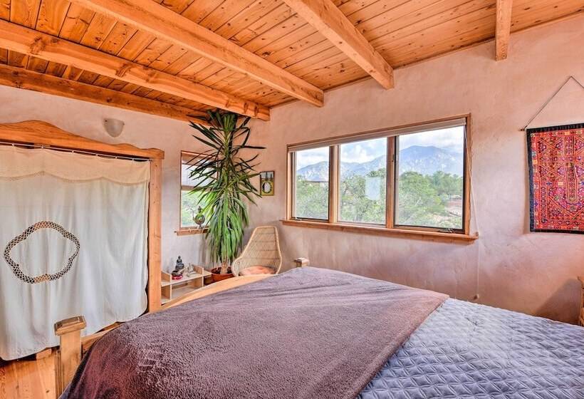 Eclectic Adobe Crestone Cottage W/ Patio+yard!