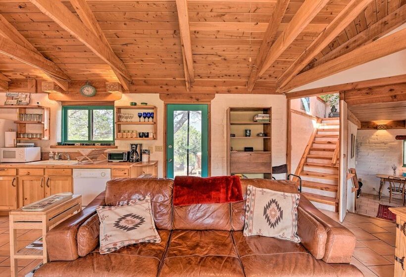Eclectic Adobe Crestone Cottage W/ Patio+yard!