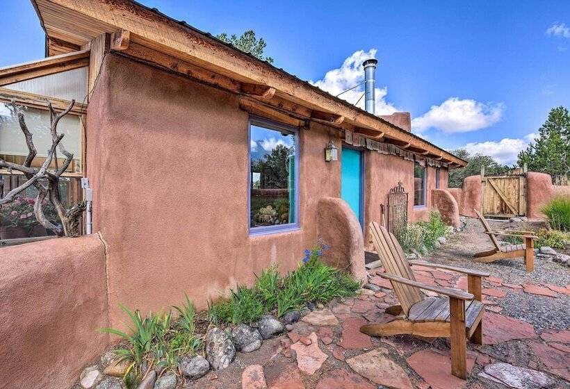 Eclectic Adobe Crestone Cottage W/ Patio+yard!
