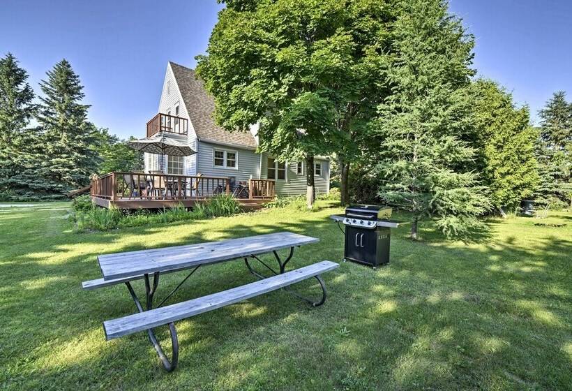 Family Friendly Fish Creek  Cape House  W/ Deck!