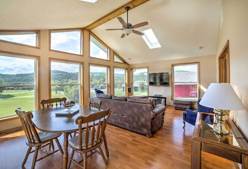 Holiday Island Home W/ Patio + Golf Course View!