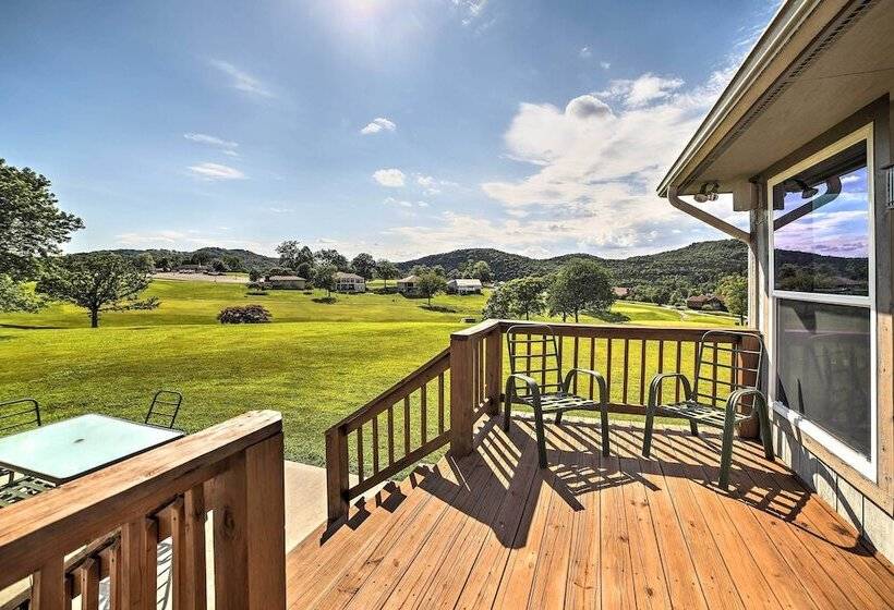 Holiday Island Home W/ Patio + Golf Course View!