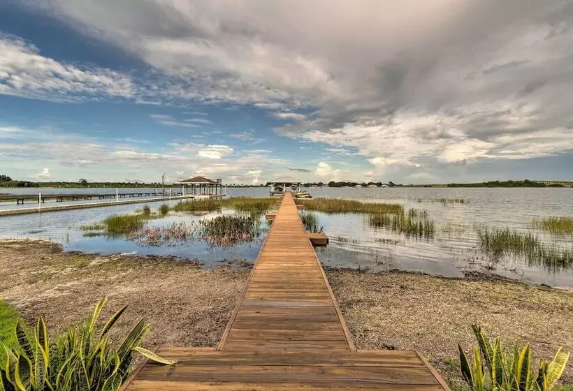 Waterfront Lake Placid Home W/dock & Fire Pit