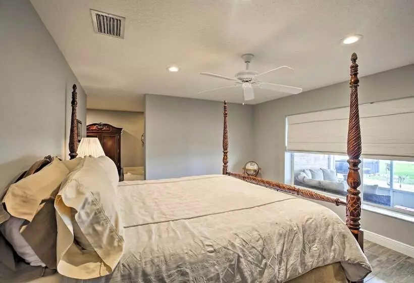 Waterfront Lake Placid Home W/dock & Fire Pit