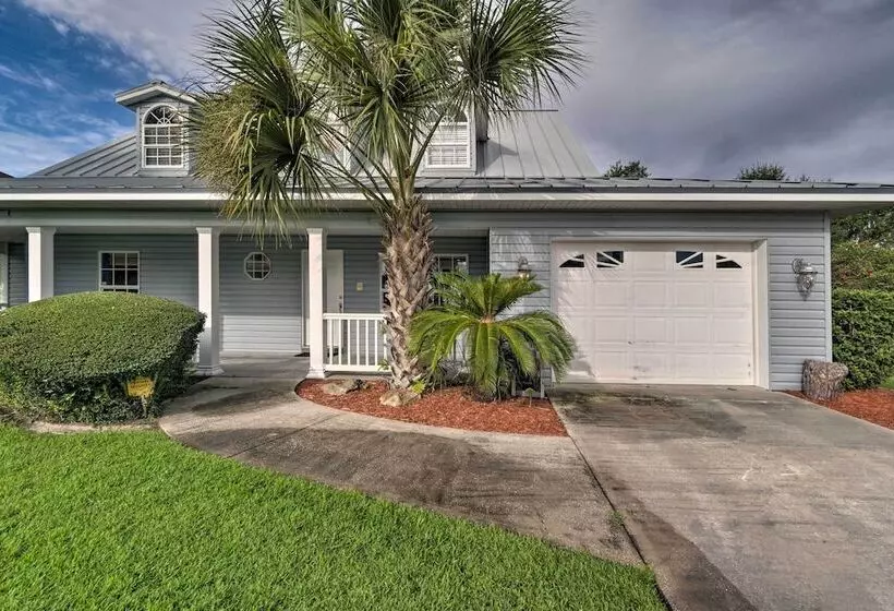 Waterfront Lake Placid Home W/dock & Fire Pit