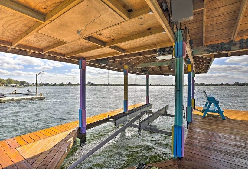 Waterfront Lake Placid Home W/dock & Fire Pit