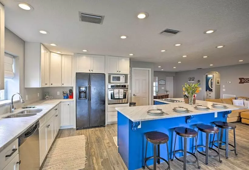 Waterfront Lake Placid Home W/dock & Fire Pit