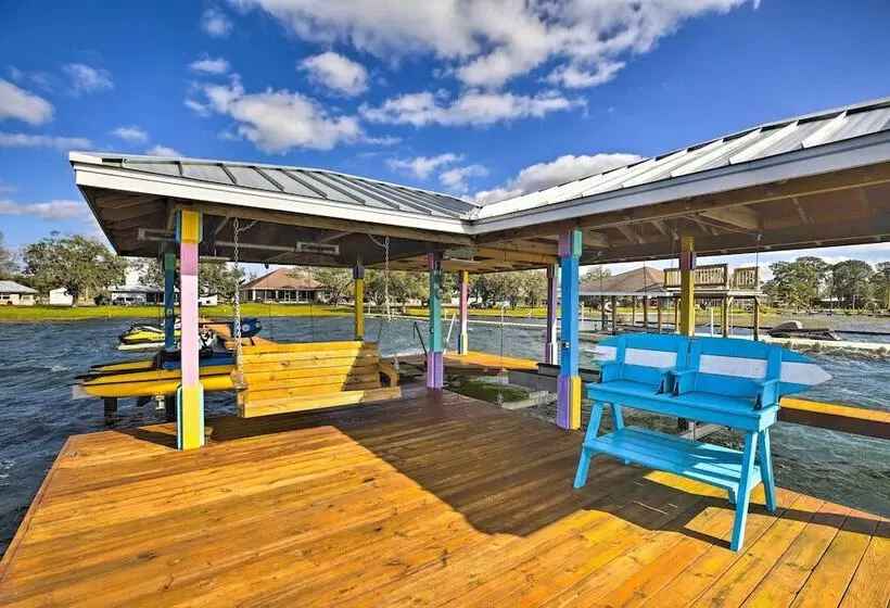 Waterfront Lake Placid Home W/dock & Fire Pit