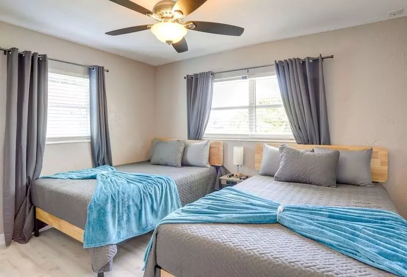 Colorful Coastal Home W/ Pool, 6 Mi To Beach!