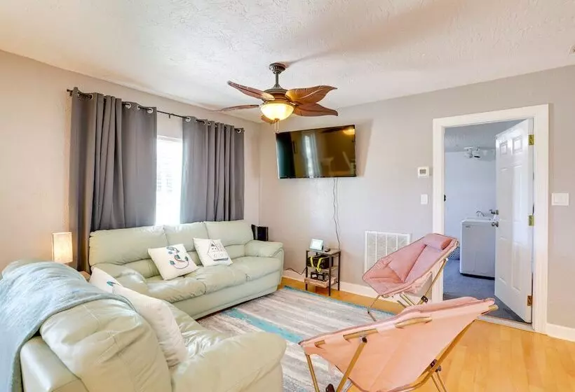 Colorful Coastal Home W/ Pool, 6 Mi To Beach!