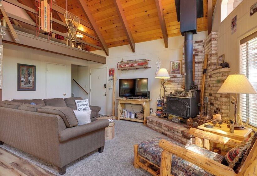 Furnished Deck: High Sierra Cabin In Twain Harte!