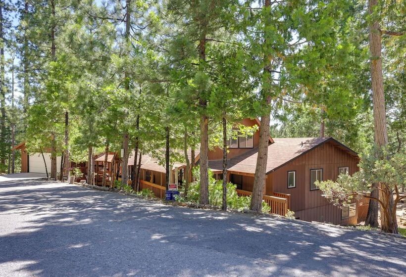 Furnished Deck: High Sierra Cabin In Twain Harte!