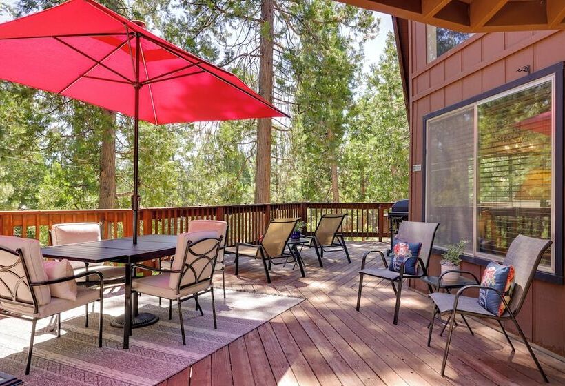 Furnished Deck: High Sierra Cabin In Twain Harte!