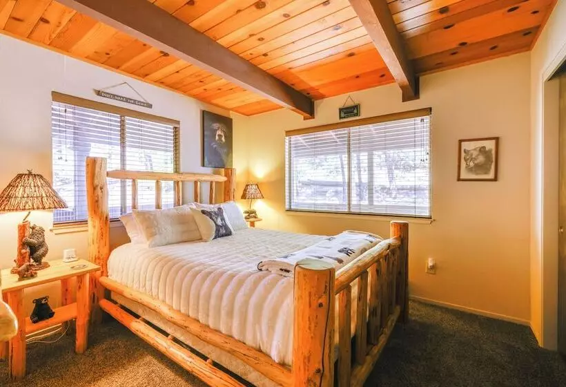 Furnished Deck: High Sierra Cabin In Twain Harte!