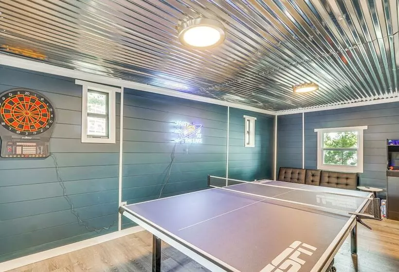 Game Room & Dock: Waterfront Osage Beach Home!
