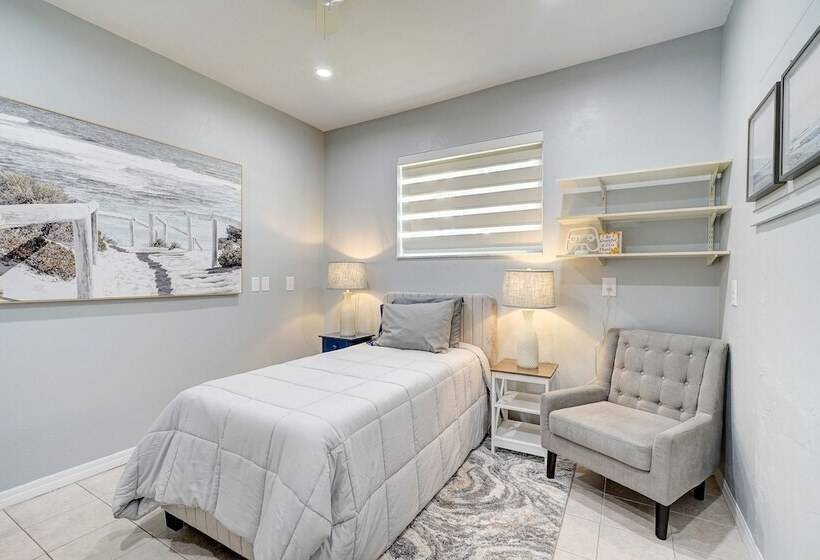 Game Room & Deck: Spacious Home In St James City